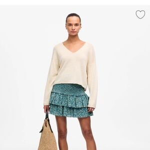 Madewell tiered skirt